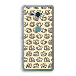 CaseCompany Slapende poes: Sony Xperia XZ2 Compact Transparant Hoesje