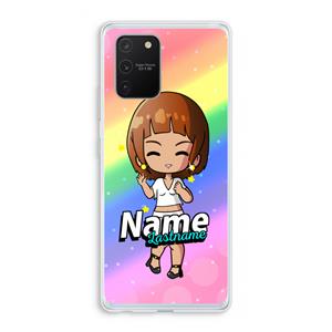 CaseCompany Chibi Maker vrouw: Samsung Galaxy S10 Lite Transparant Hoesje