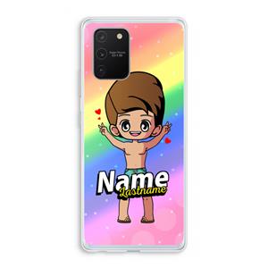 CaseCompany Chibi Maker man: Samsung Galaxy S10 Lite Transparant Hoesje