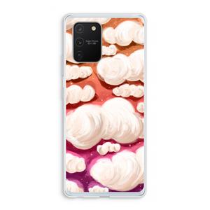 CaseCompany Katoen Wolken: Samsung Galaxy S10 Lite Transparant Hoesje