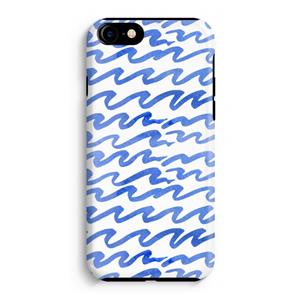 CaseCompany Blauwe golven: iPhone 8 Tough Case
