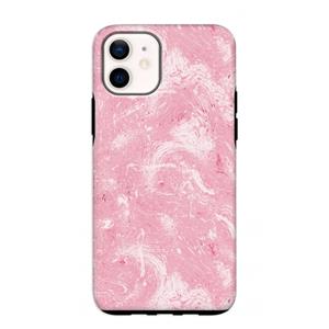 CaseCompany Abstract Painting Pink: iPhone 12 mini Tough Case