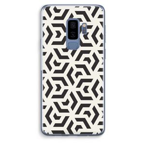 CaseCompany Crazy pattern: Samsung Galaxy S9 Plus Transparant Hoesje