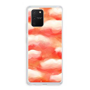 CaseCompany Lichte Wolken: Samsung Galaxy S10 Lite Transparant Hoesje
