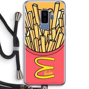 CaseCompany McElodie: Samsung Galaxy S9 Plus Transparant Hoesje met koord