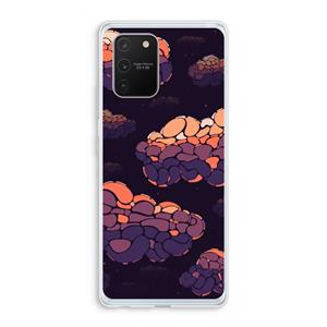 CaseCompany Patroon Wolken: Samsung Galaxy S10 Lite Transparant Hoesje