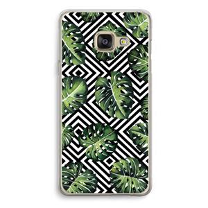 CaseCompany Geometrische jungle: Samsung Galaxy A3 (2016) Transparant Hoesje