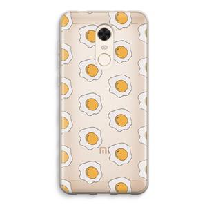 CaseCompany Bacon to my eggs #1: Xiaomi Redmi 5 Transparant Hoesje