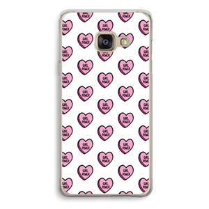 CaseCompany GIRL POWER: Samsung Galaxy A3 (2016) Transparant Hoesje
