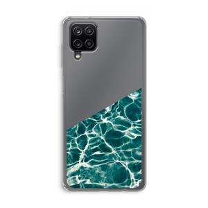 CaseCompany Weerkaatsing water: Samsung Galaxy A12 Transparant Hoesje