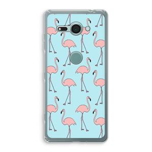 CaseCompany Anything Flamingoes: Sony Xperia XZ2 Compact Transparant Hoesje