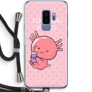 CaseCompany Love You A Lotl: Samsung Galaxy S9 Plus Transparant Hoesje met koord