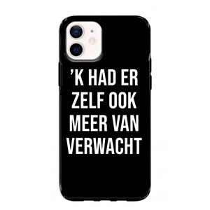 CaseCompany Meer verwacht - Zwart: iPhone 12 mini Tough Case