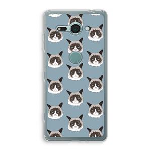 CaseCompany It's a Purrr Case: Sony Xperia XZ2 Compact Transparant Hoesje