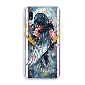 CaseCompany Golden Raven: Samsung Galaxy A10 Transparant Hoesje