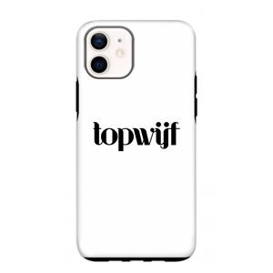 CaseCompany Topwijf Wit: iPhone 12 mini Tough Case