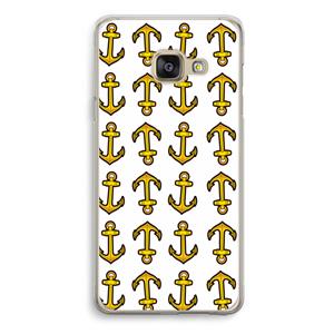 CaseCompany Musketon Anchor: Samsung Galaxy A3 (2016) Transparant Hoesje