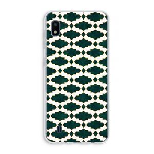 CaseCompany Moroccan tiles: Samsung Galaxy A10 Transparant Hoesje