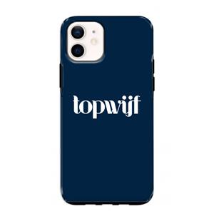 CaseCompany Topwijf Navy: iPhone 12 mini Tough Case