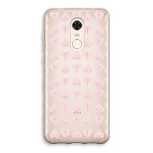 CaseCompany Ass 'n Titties: Xiaomi Redmi 5 Transparant Hoesje