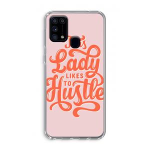 CaseCompany Hustle Lady: Samsung Galaxy M31 Transparant Hoesje