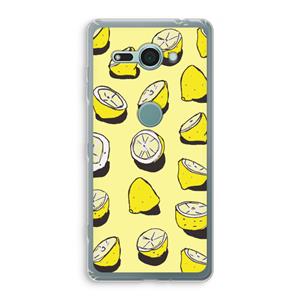 CaseCompany When Life Gives You Lemons...: Sony Xperia XZ2 Compact Transparant Hoesje