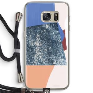 CaseCompany Billy: Samsung Galaxy S7 Transparant Hoesje met koord
