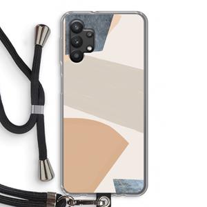 CaseCompany Formo: Samsung Galaxy A32 5G Transparant Hoesje met koord