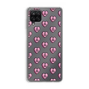 CaseCompany GIRL POWER: Samsung Galaxy A12 Transparant Hoesje
