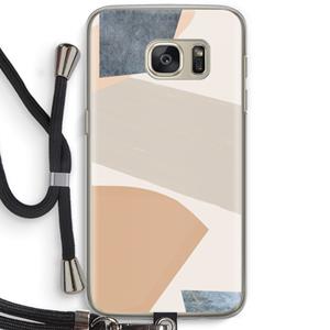 CaseCompany Formo: Samsung Galaxy S7 Transparant Hoesje met koord
