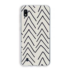 CaseCompany Marrakech Arrows: Samsung Galaxy A10 Transparant Hoesje