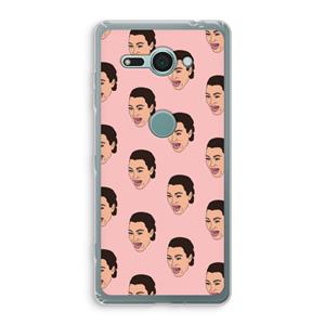 CaseCompany Ugly Cry Call: Sony Xperia XZ2 Compact Transparant Hoesje