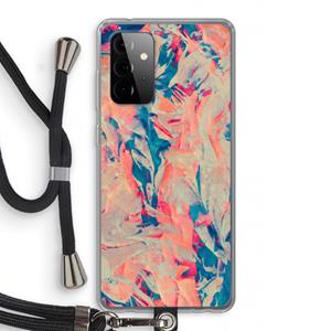 CaseCompany Alone: Samsung Galaxy A72 5G Transparant Hoesje met koord