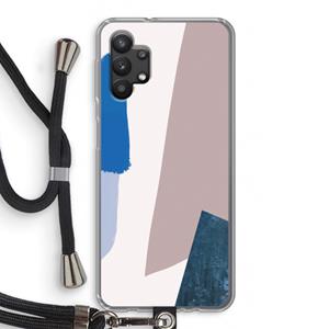 CaseCompany Lapis: Samsung Galaxy A32 5G Transparant Hoesje met koord