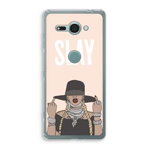 CaseCompany Slay All Day: Sony Xperia XZ2 Compact Transparant Hoesje