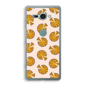 CaseCompany You Had Me At Pizza: Sony Xperia XZ2 Compact Transparant Hoesje