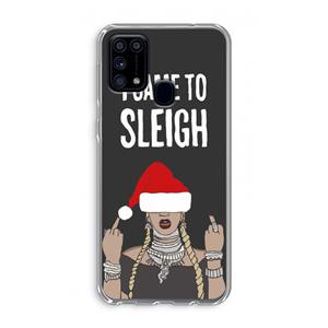 CaseCompany Came To Sleigh: Samsung Galaxy M31 Transparant Hoesje
