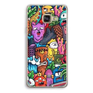 CaseCompany Vexx Mixtape: Samsung Galaxy A3 (2016) Transparant Hoesje
