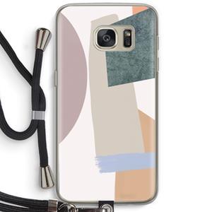 CaseCompany Lindo: Samsung Galaxy S7 Transparant Hoesje met koord