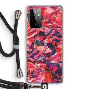 CaseCompany California: Samsung Galaxy A72 5G Transparant Hoesje met koord