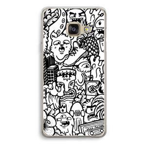 CaseCompany Vexx Mixtape #2: Samsung Galaxy A3 (2016) Transparant Hoesje