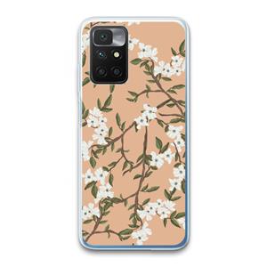 CaseCompany Blossoming spring: Xiaomi Redmi 10 Transparant Hoesje