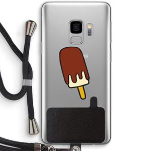 CaseCompany Frisco: Samsung Galaxy S9 Transparant Hoesje met koord