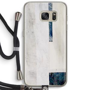 CaseCompany Meet you there: Samsung Galaxy S7 Transparant Hoesje met koord