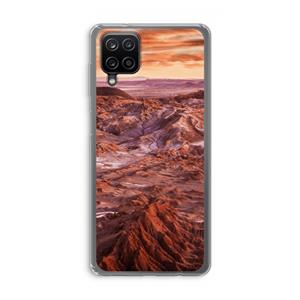 CaseCompany Mars: Samsung Galaxy A12 Transparant Hoesje