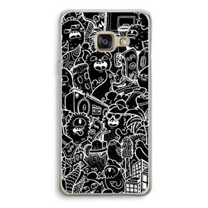 CaseCompany Vexx Black City : Samsung Galaxy A3 (2016) Transparant Hoesje