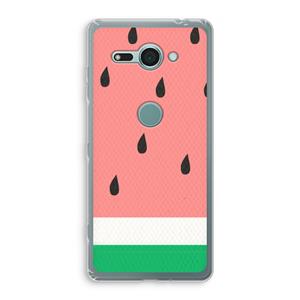 CaseCompany Watermeloen: Sony Xperia XZ2 Compact Transparant Hoesje