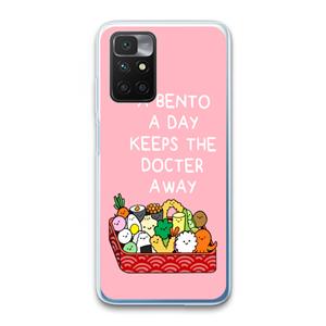 CaseCompany Bento a day: Xiaomi Redmi 10 Transparant Hoesje