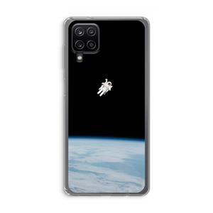 CaseCompany Alone in Space: Samsung Galaxy A12 Transparant Hoesje