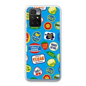 CaseCompany Fruitsticker: Xiaomi Redmi 10 Transparant Hoesje